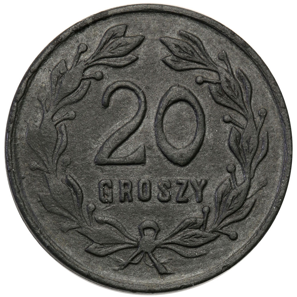 Kraśne - 20 groszy 10 Batalionu Spółdzielni K.O.P. - Rzadkie